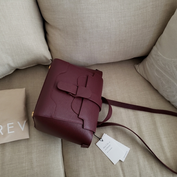 Senreve mini maestra mimosa bag Bordeaux gold hardware brand new with tag - Picture 8 of 13